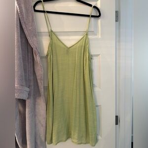 Light Green Spaghetti Strap Dress